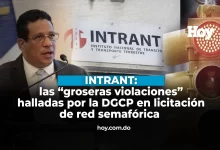 Photo of INTRANT: las “groseras violaciones” halladas por la DGCP en licitación de contrato red semafórica